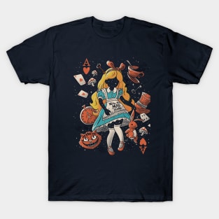 Wonderland Girl We’re All Mad Here T-Shirt